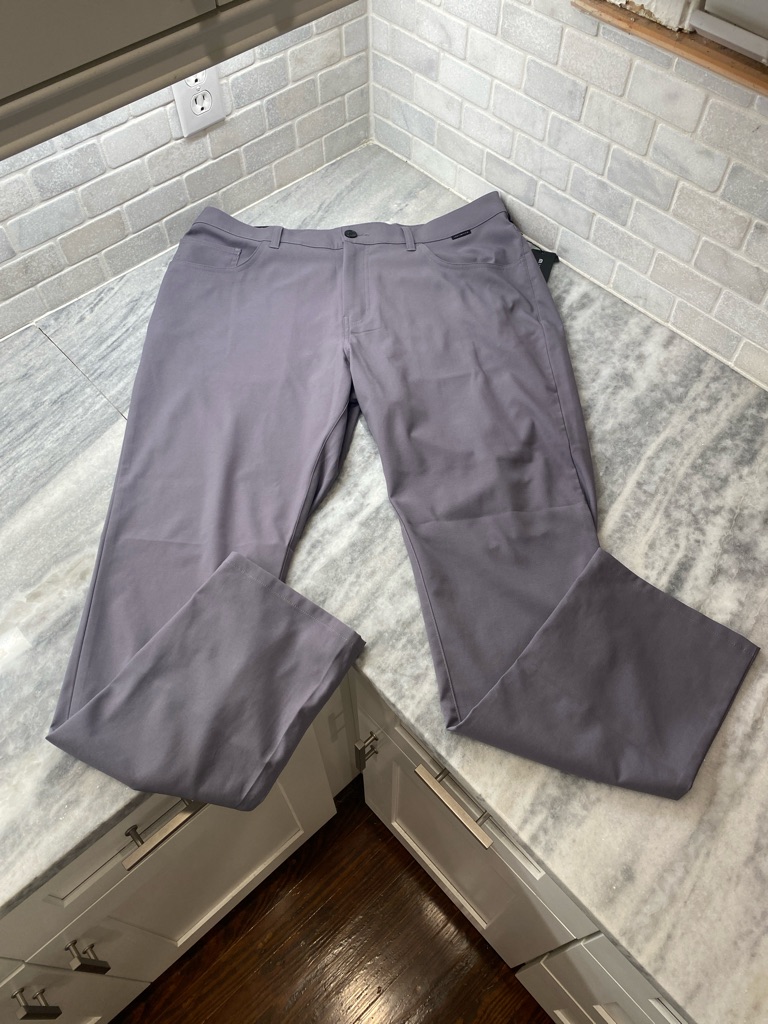 Travis Mathew Men's Chinos In Light Gray. Open To Close 2.0